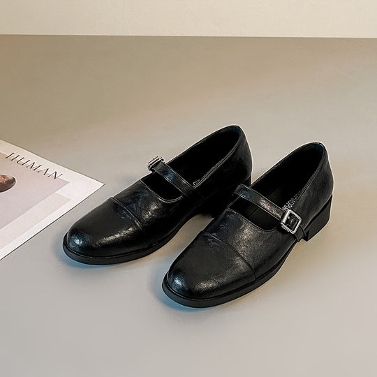 Damen Elegante Mokassins mit dekorativem Riemchen R&B