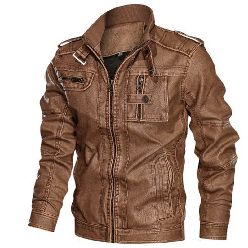 R&B | Lederjacke Herren schwarz