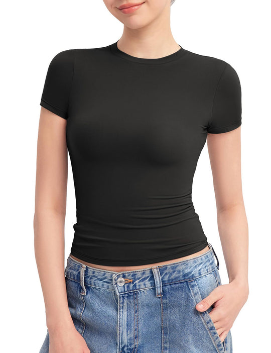 Damen Figurbetontes T-Shirt R&B