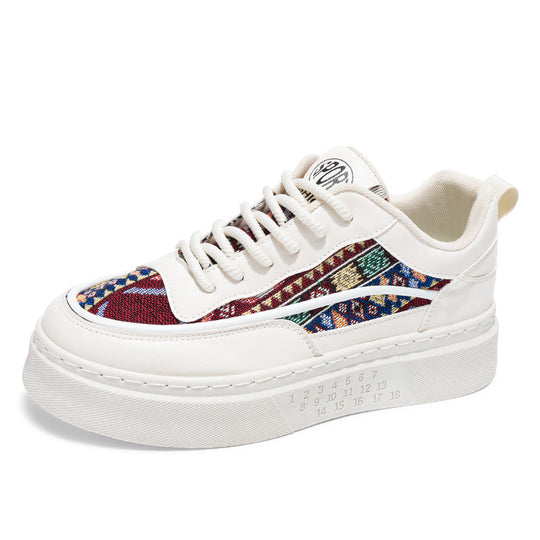 Damen Plateau Sneakers mit einzigartigem Design und bequemen Dämpfungselementen R&B