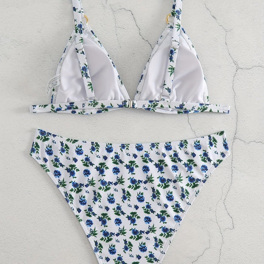 Damen Triangel-Bikini mit luxuriösen Details R&B