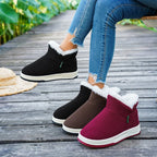 Damen gefütterte Stiefeletten mit elastischem Halsausschnitt R&B