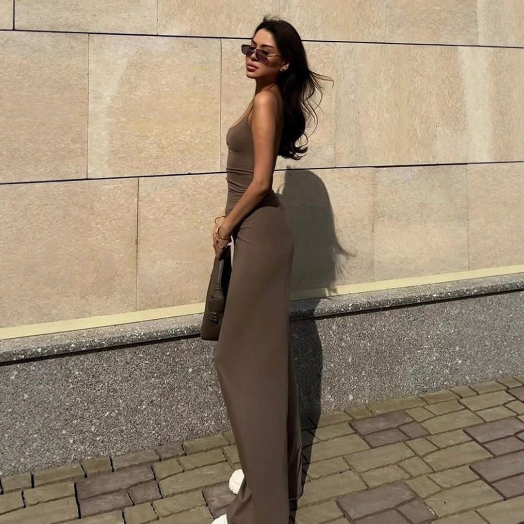 Damen Komfortable Lounge-Hose und Top Set R&B