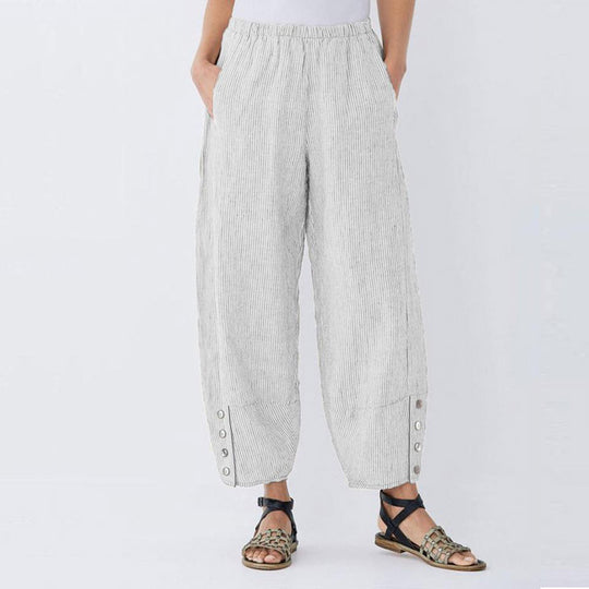 Damen lässige Hochwasserhose R&B