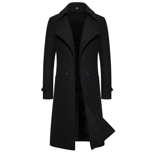 Herren eleganter Doppeltunnelmantel R&B