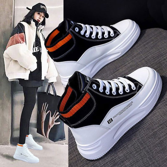 Damen Hochtop Sneakers mit innovativer Dämpfungstechnologie und modischen Akzenten R&B