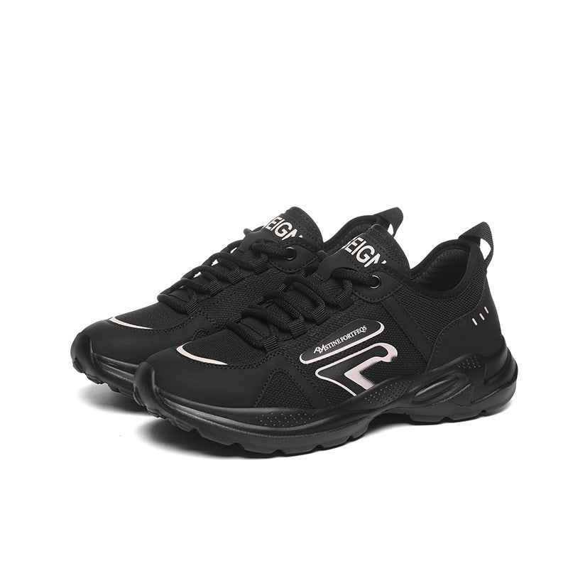 Damen Sportliche und atmungsaktive Lauf-Sneaker mit rutschfester Sohle R&B