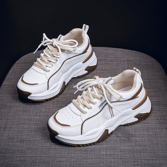 Damen Sportliche Chunky Sneakers mit hochwertiger Verarbeitung und rutschfester Sohle R&B
