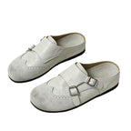 Damen elegante Clogs mit modischem Schnallen-Design R&B