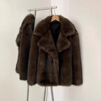 Damen Kunstpelz-Jacke