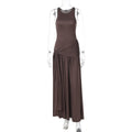 Damen Elegantes Maxikleid mit raffiniertem Wickel-Design und schmeichelnder Silhouette R&B
