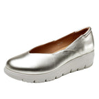 Damen Bequeme Wedgeslipper mit gepolstertem Innensohle und rutschfester Sohle R&B