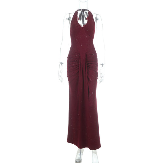Damen figurbetontes Abendkleid mit raffinierten Rüschendetails R&B
