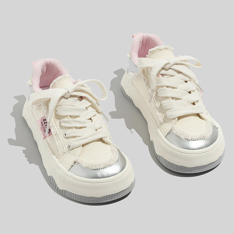 Damen Sneaker mit innovativem Fleece-Design und rutschfester Sohle