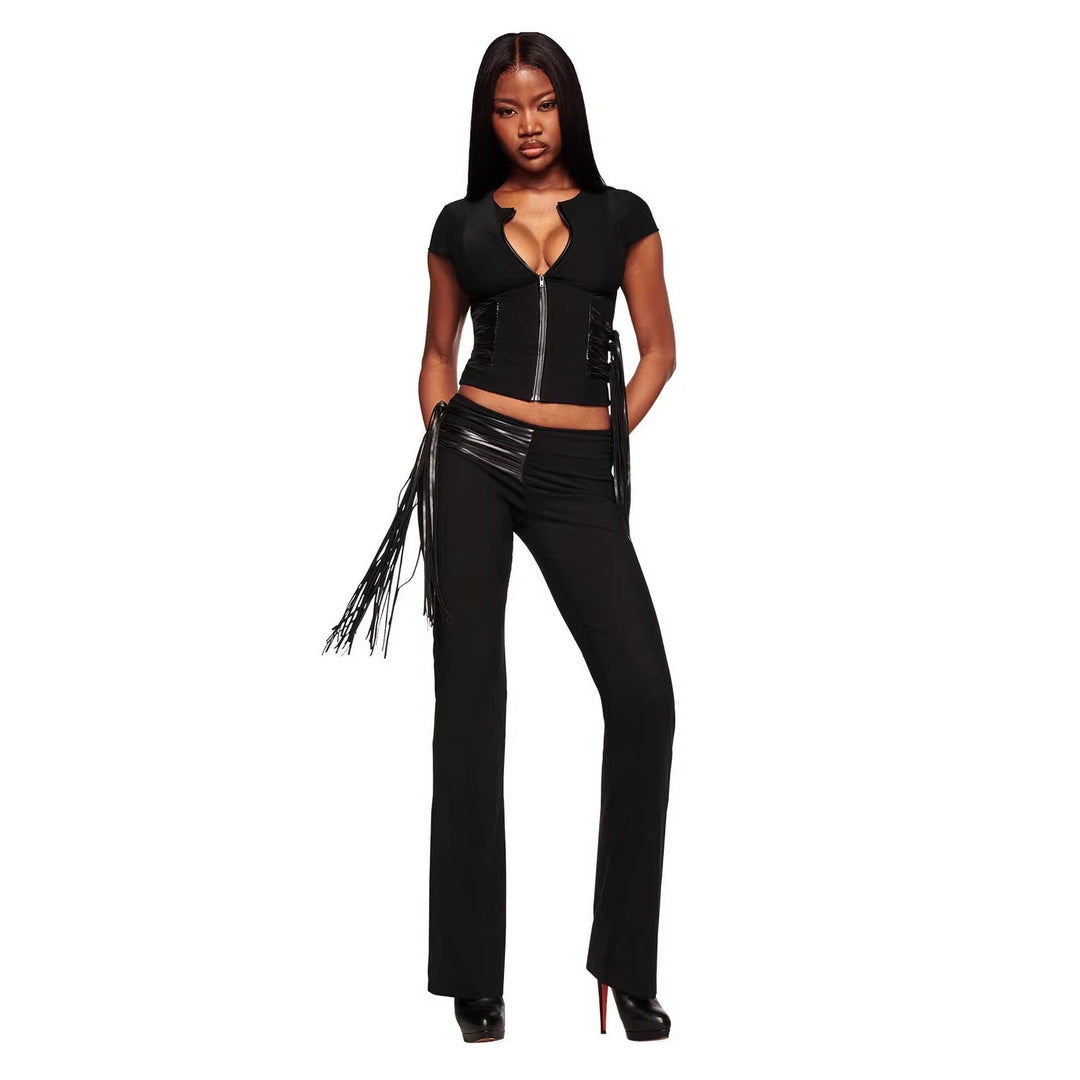 Damen Modische Flared Pants mit innovativem Design R&B