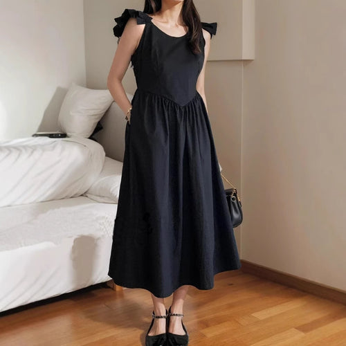 Damen Maxikleid mit Rüschendetails und empfohlener Passform R&B