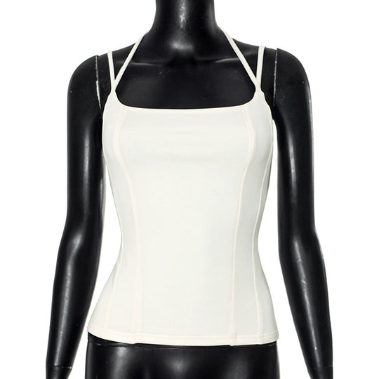 Damen Trägershirt mit elegantem Rückenausschnitt und figurbetontem Schnitt R&B