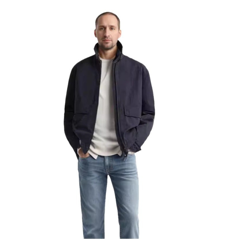 Herren lässige Jacke mit praktischen Taschen und modernem Schnitt R&B