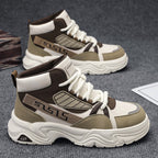 Damen Sportliche High-Top Sneakers mit kontrastierenden Designs und rutschfester Sohle R&B