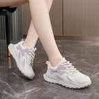 Damen sportliche Sneakers mit atemberaubendem Design und stoßdämpfender Sohle R&B