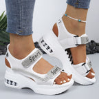 Damen Sportliche Sandalen mit funktionalem Klettverschluss R&B