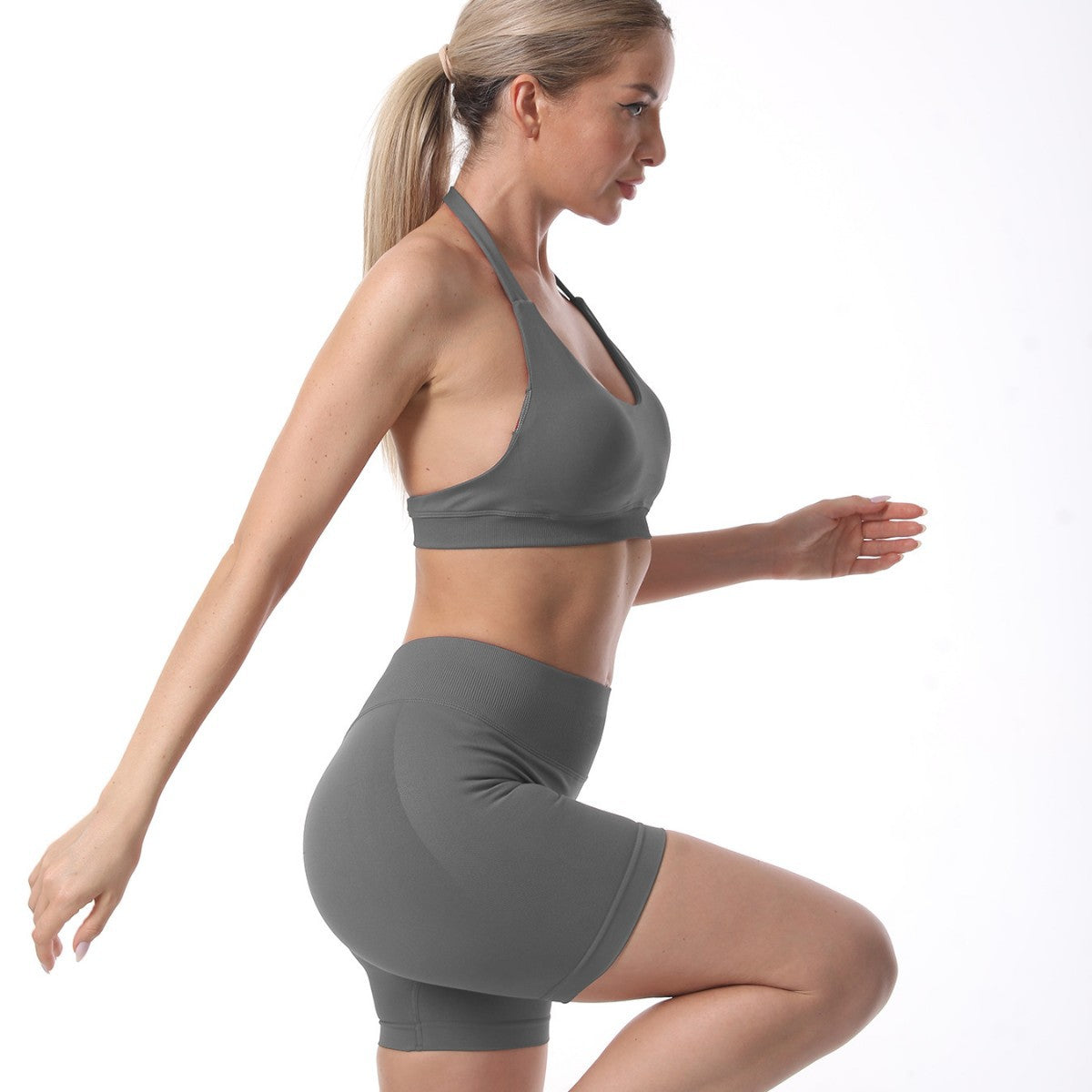 Damen Sport-BH und Shorts Set R&B