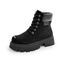Damen modische Stiefeletten mit trendiger Profilsohle