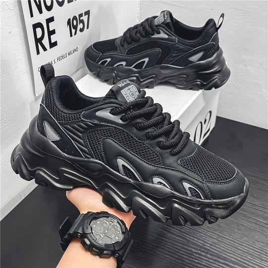 Damen Sportliche Chunky Sneakers mit atmungsaktiver Oberflächenstruktur R&B