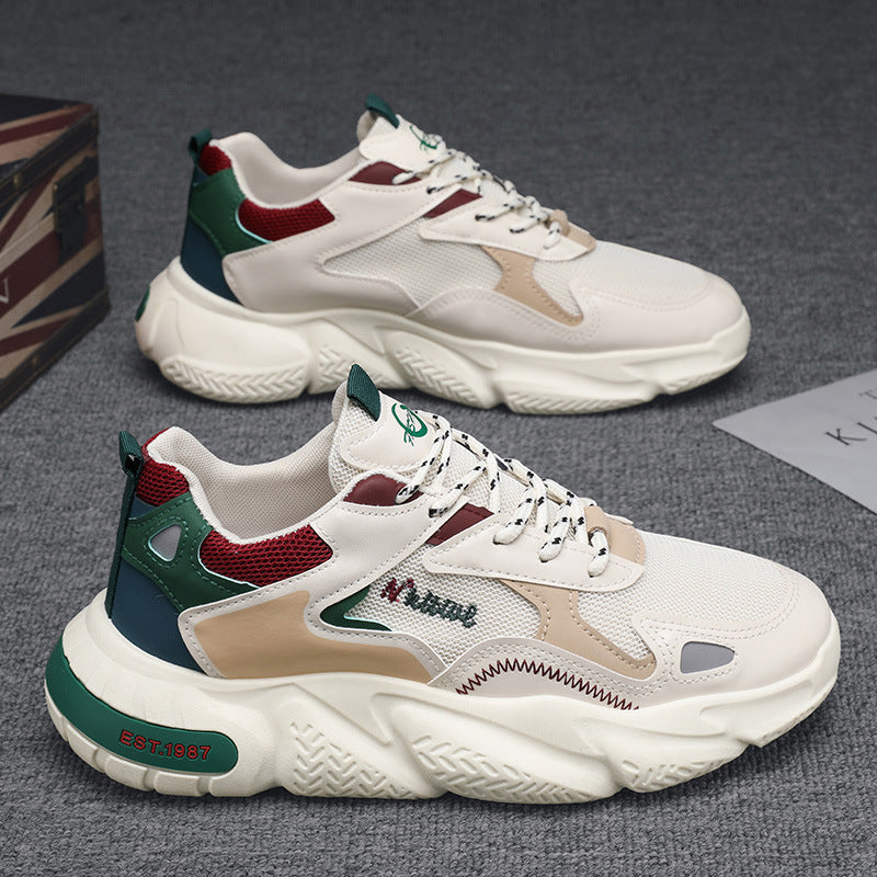 Damen Sportliche Chunky Sneakers mit atmungsaktiver Mesh-Oberfläche und dämpfender Sohle R&B