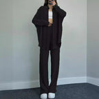Damen lässiger Overall mit schickem Hemd R&B