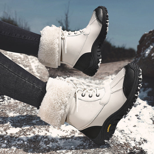 Damen Warme Winterstiefel mit isolierendem Futter und rutschfester Sohle R&B