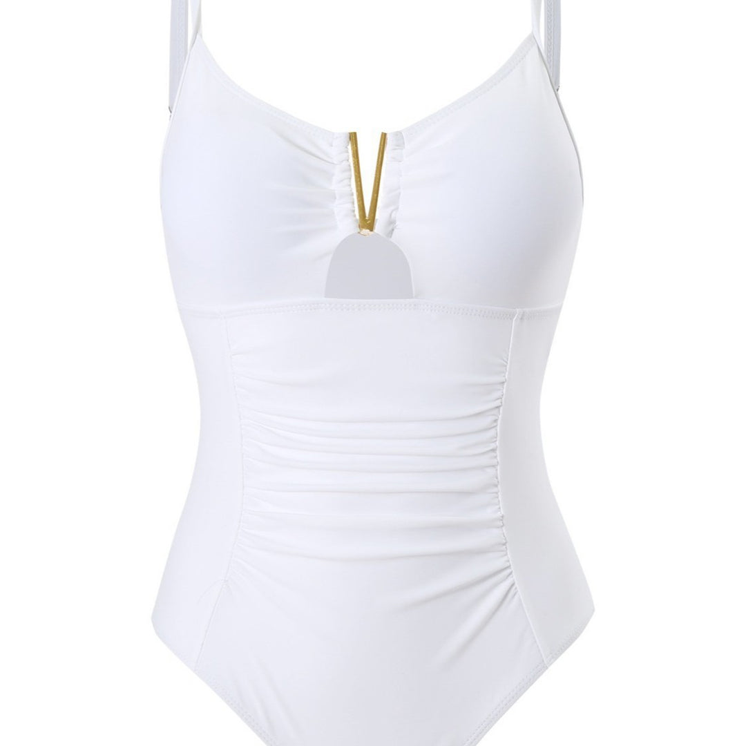 Damen Schwimmanzug mit Raffungen und elegantem Dekor R&B