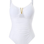 Damen Schwimmanzug mit Raffungen und elegantem Dekor R&B