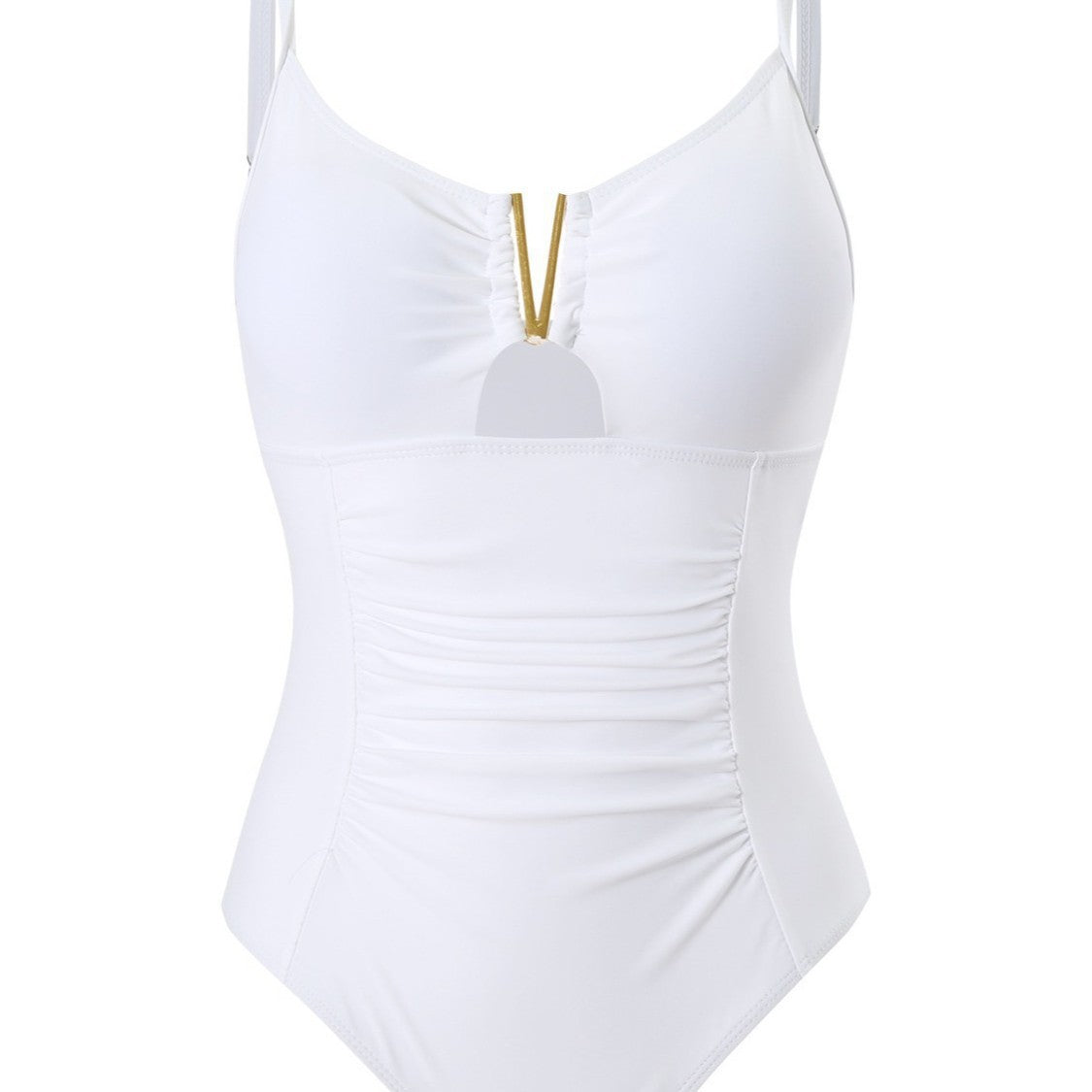 Damen Schwimmanzug mit Raffungen und elegantem Dekor R&B