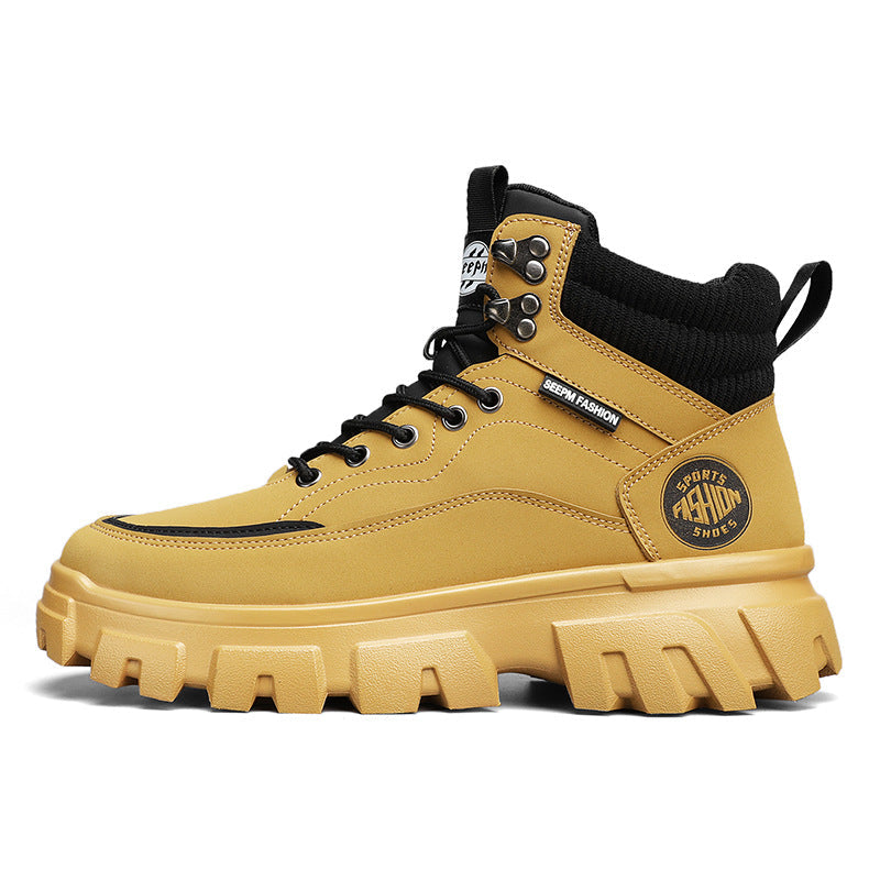 Damen Hohe Freizeitstiefel mit rutschfester Profilsohle und isolierendem Innenfutter R&B