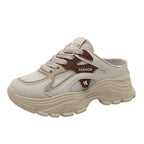 Damen modische Chunky Sneaker mit atmungsaktiver Mesh-Oberfläche und stabiler Dämpfung R&B
