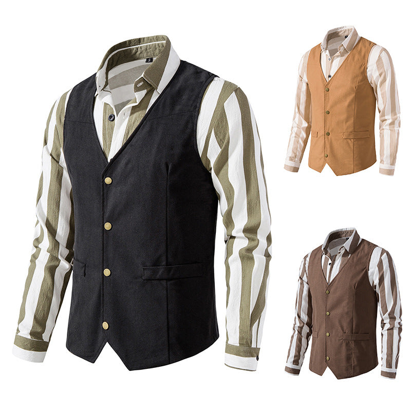Herren Elegante Weste mit modernen Akzenten und strukturiertem Design