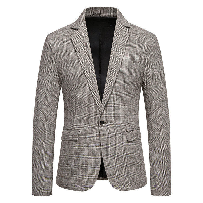 Herren eleganter Blazer im Herringbone-Design R&B
