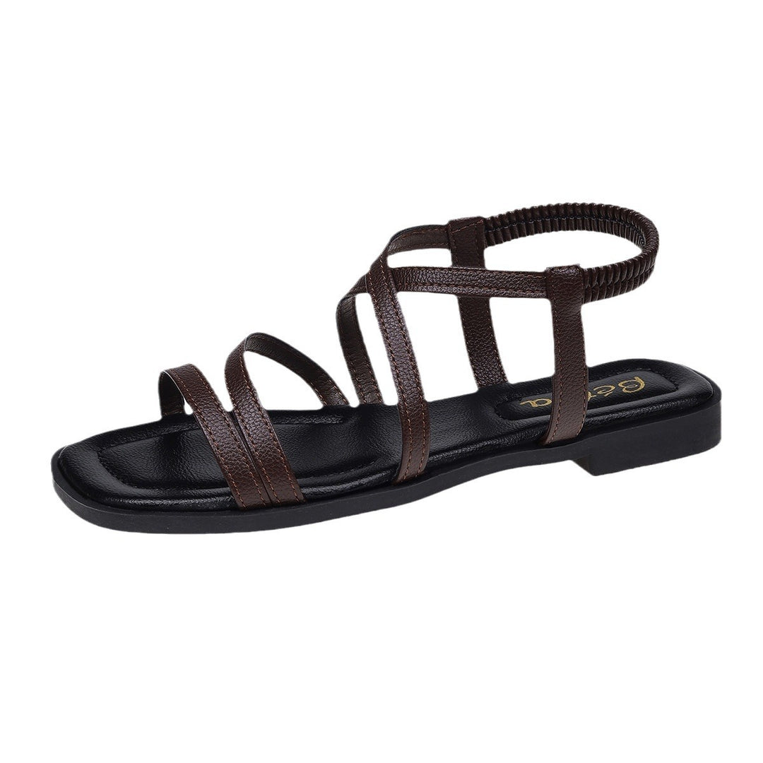 Damen Elegante Riemchen-Sandalen mit funkelnden Details R&B