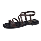 Damen Elegante Riemchen-Sandalen mit funkelnden Details
