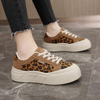 Damen Sneaker mit animalischem Muster und bequemer Sohle R&B
