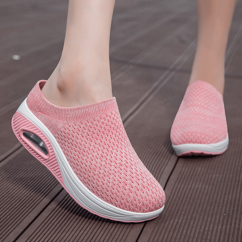 Damen Komfortable und atmungsaktive Clogs mit elastischem Obermaterial
