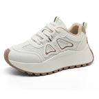 Damen sportliche Sneakers mit atmungsaktiver Mesh-Oberfläche und stoßdämpfender Sohle R&B