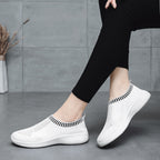 Damen Bequeme Slip-On Sneakers mit atmungsaktivem Obermaterial