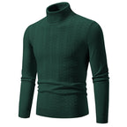 Herren Komfortabler Rollkragenpullover mit strukturiertem Design und hochwertiger Baumwolle