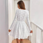 Damen Kleid mit Wellenmuster R&B