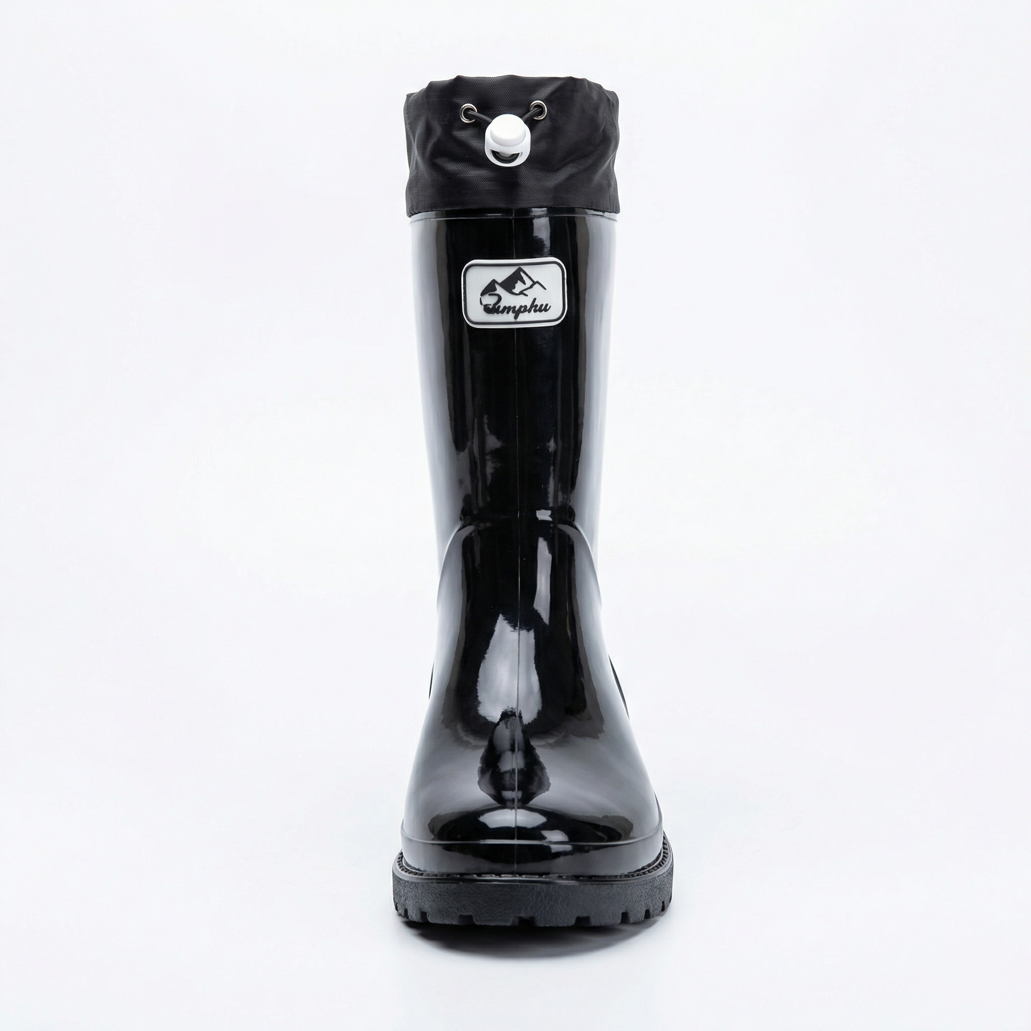 Damen Hochwertige und Stylische Gummistiefel mit Verstellbarem Schnürsystem R&B