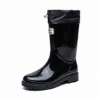 Damen Hochwertige und Stylische Gummistiefel mit Verstellbarem Schnürsystem R&B