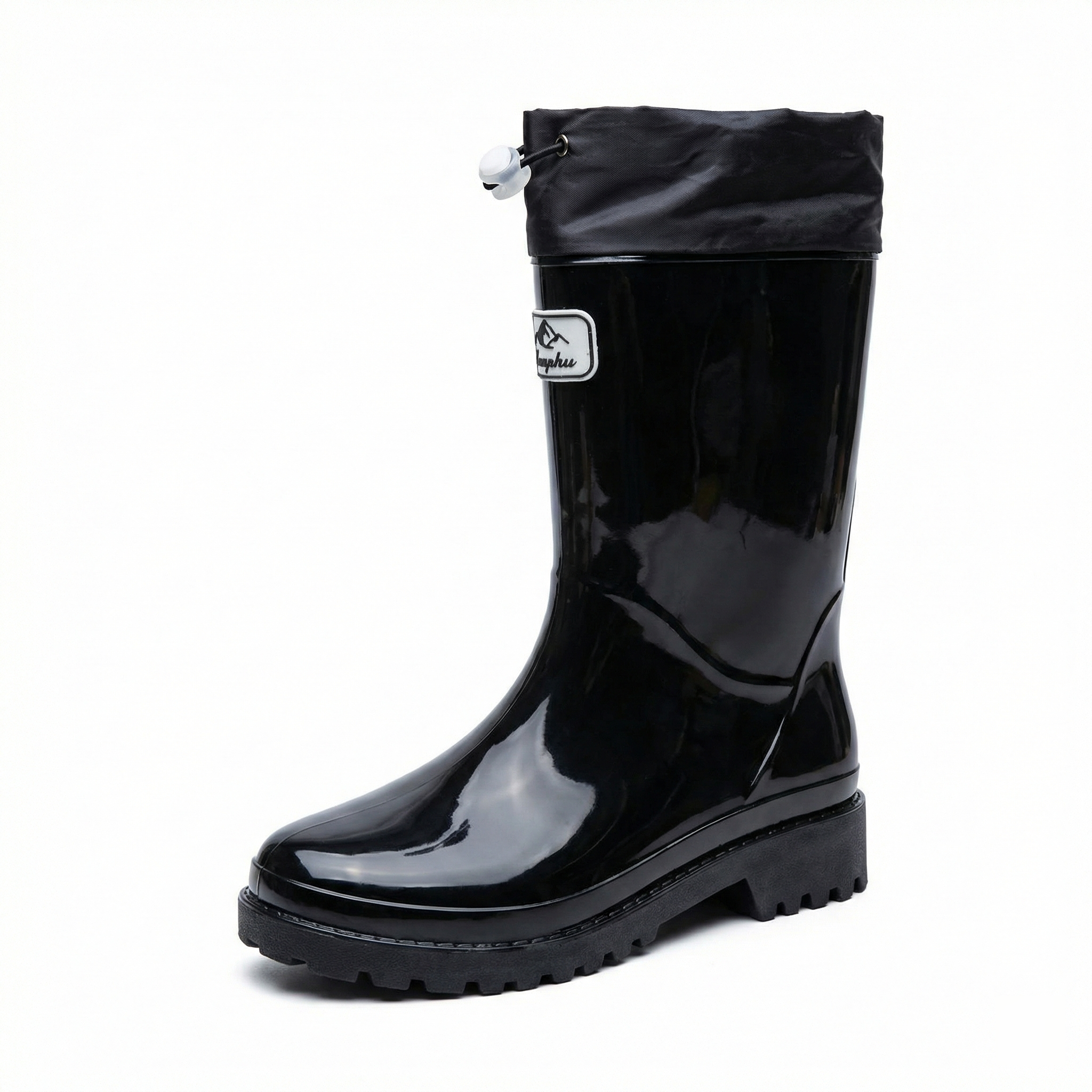 Damen Hochwertige und Stylische Gummistiefel mit Verstellbarem Schnürsystem R&B