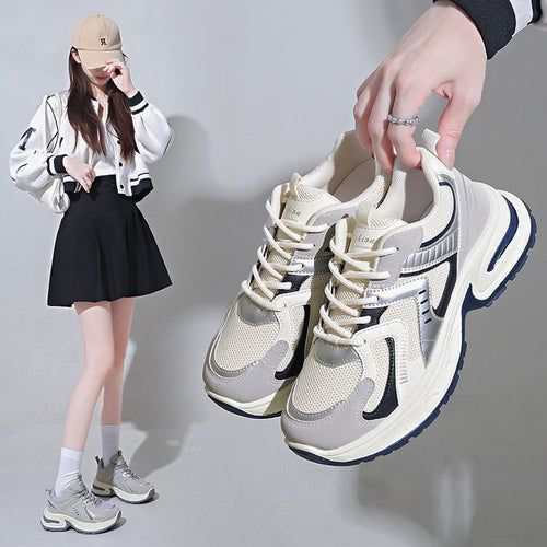 Damen Lifestyle Sneakers mit atmungsaktivem Obermaterial und stoßdämpfender Sohle R&B